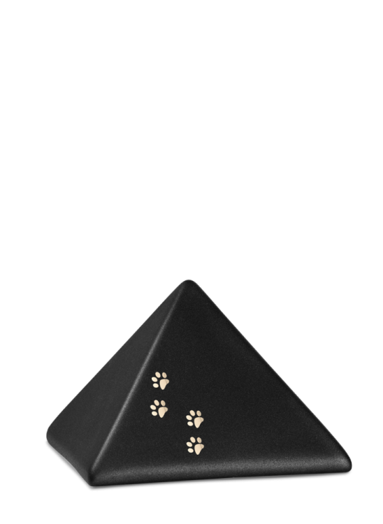 Urna dla zwierząt Pyramide Paws – czarna 0,5 l