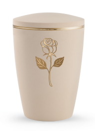 Ekologická urna Melina Creme, růže