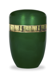 Kovová urna Amaris - Zelená/Les