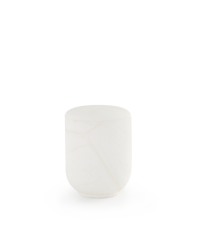 Zvířecí urna Alabaster - Bílá 0,5l