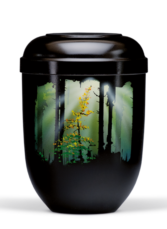 Ekologická urna Airbrush, lesní mýtina