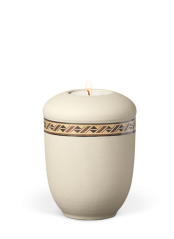 Miniurna ceramiczna Woodly - Kremowa