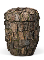Umweltfreundliche Urne Tree Look, Neem