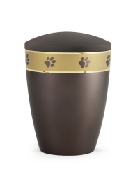 Zvířecí urna Aurum Gold, hnědá 2,8l