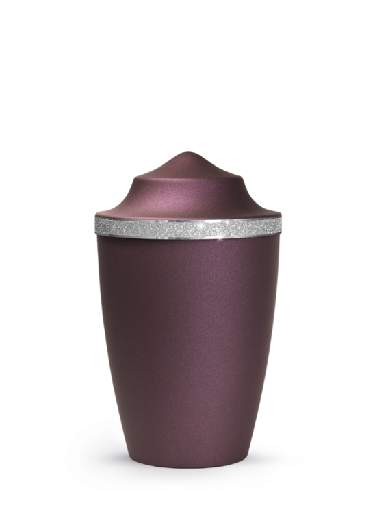 Zvířecí urna Glamour - Berry 0,5l