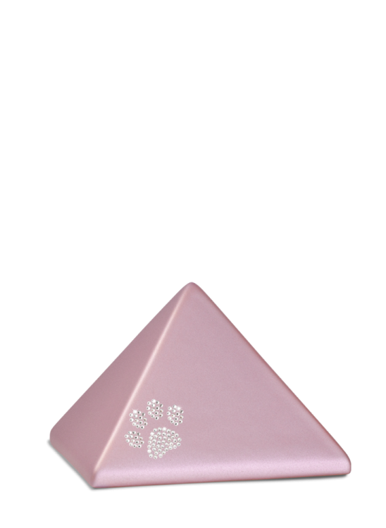 Zvířecí urna Pyramide Paw - Rosé 0,5l
