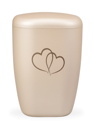 Ekologická urna Contura Srdce, béžová