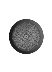 Zvířecí urna Mandala - Černá 2,8l