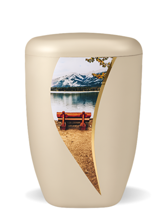 Ekologická urna Spectrum Beige - Horské jezero