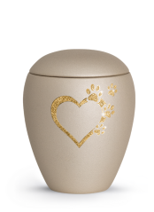 Zvieracia urna Verona Heart - Champagne 2,8l