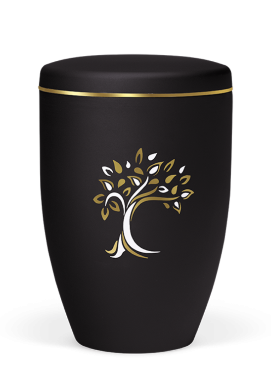 Ekologická urna Baum, černá