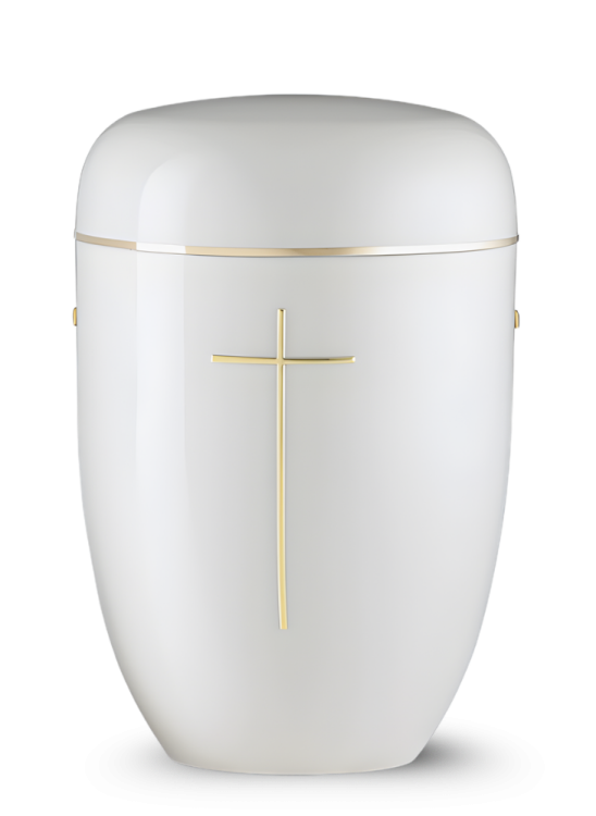 Ekologická urna Viola – Biela